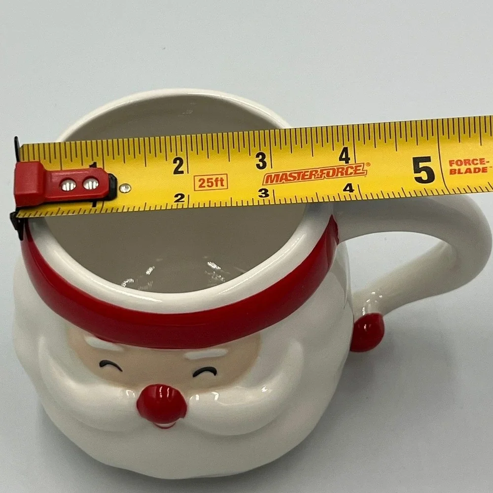Target Santa Claus Coffee Mug White Excellent 2014 Holiday Figural